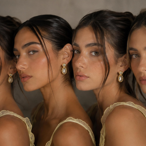 Molten Crystal Earrings