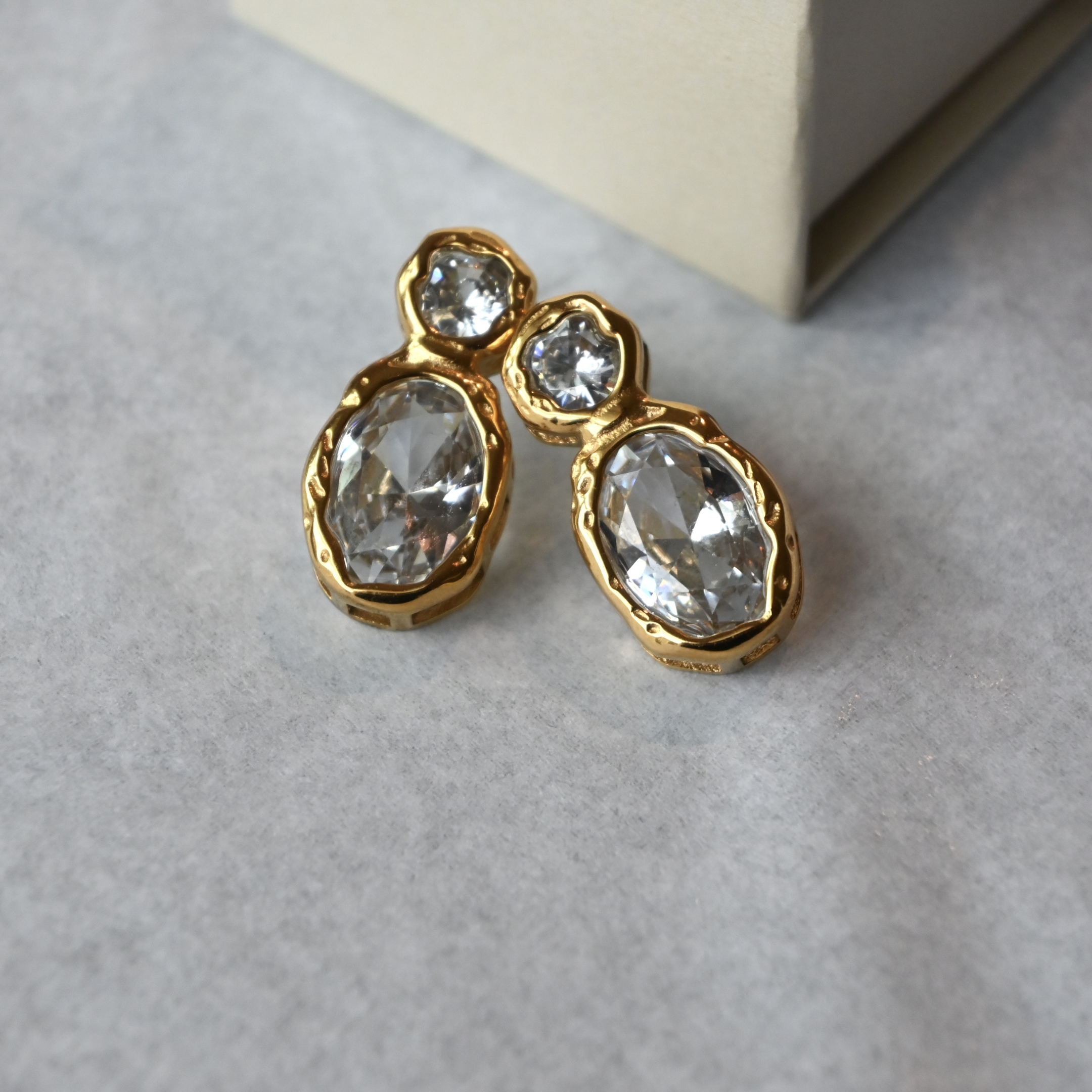 Molten Crystal Earrings