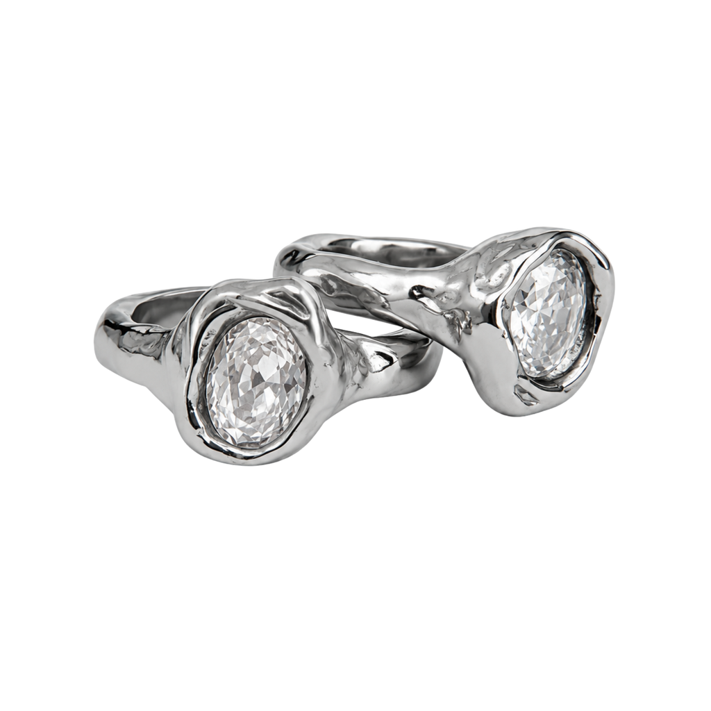 Molten Silver Ring