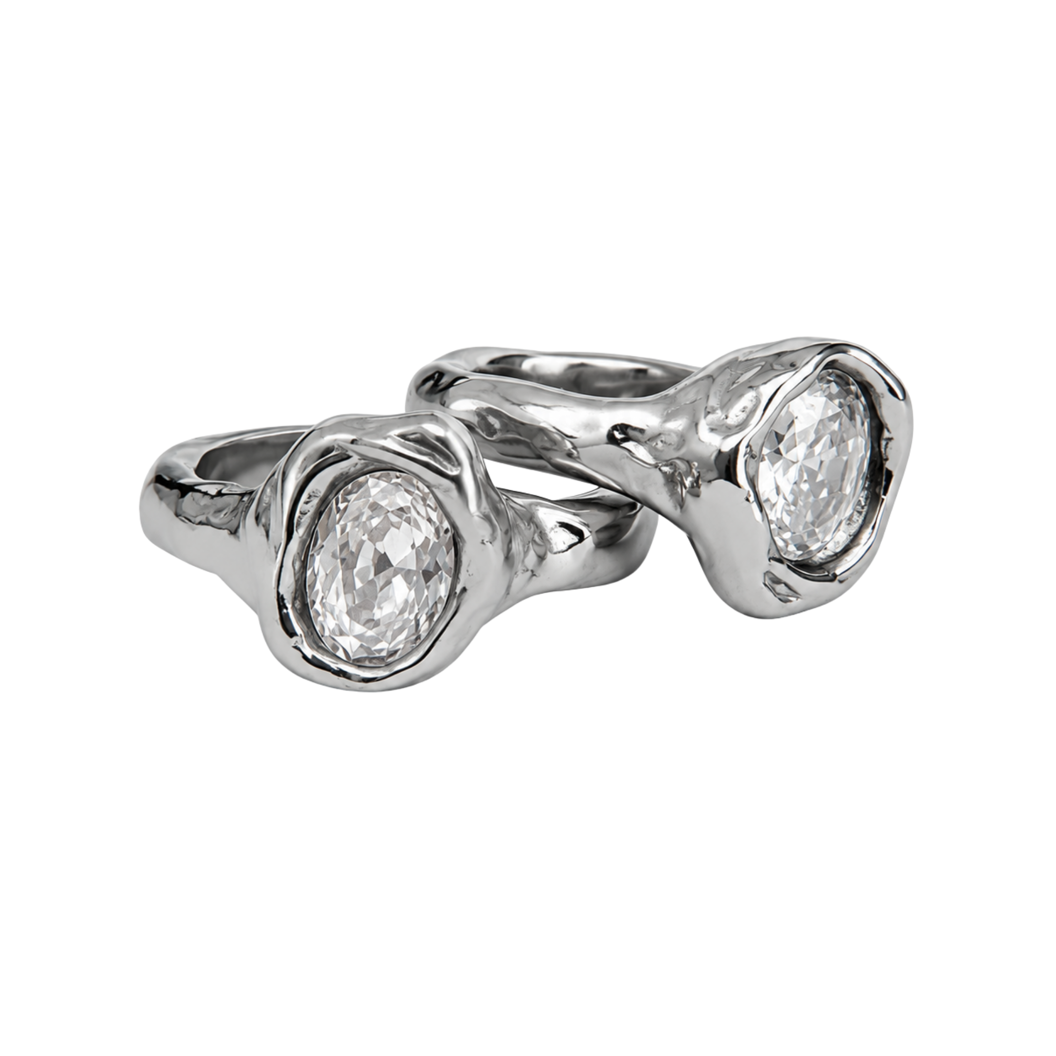 Molten Silver Ring