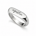 Custom Name Skinny Ring
