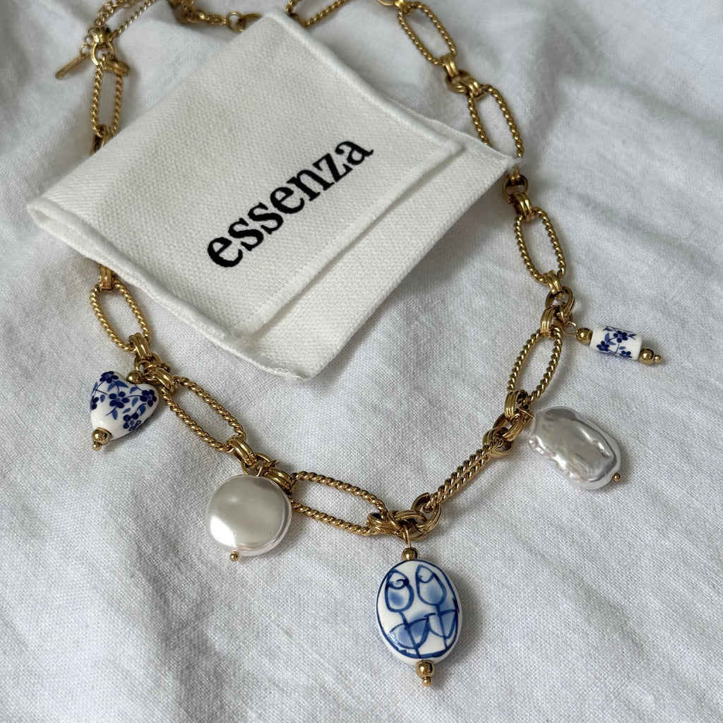 Portuguese Tile Charm Necklace