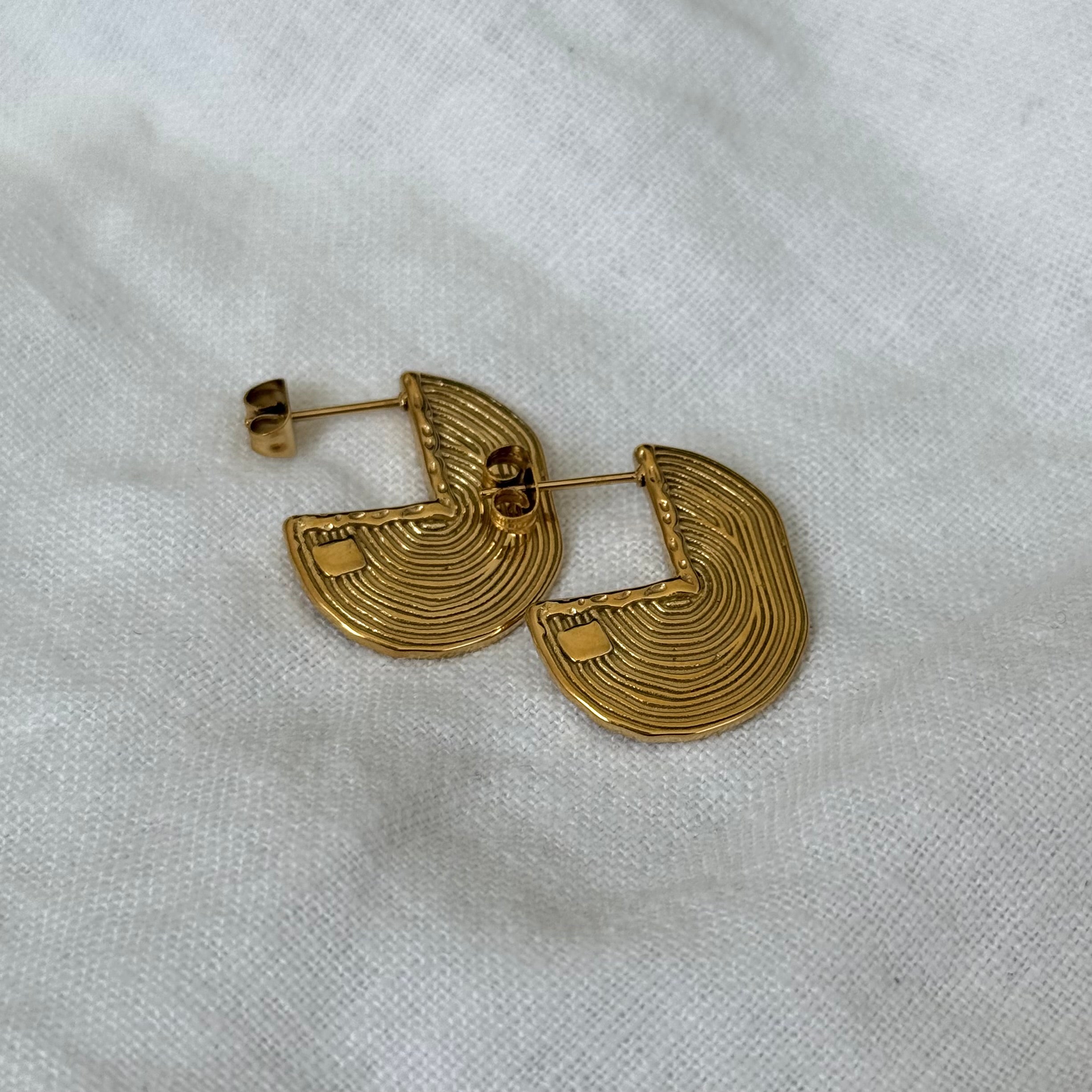 Labyrinth Hoop Earrings