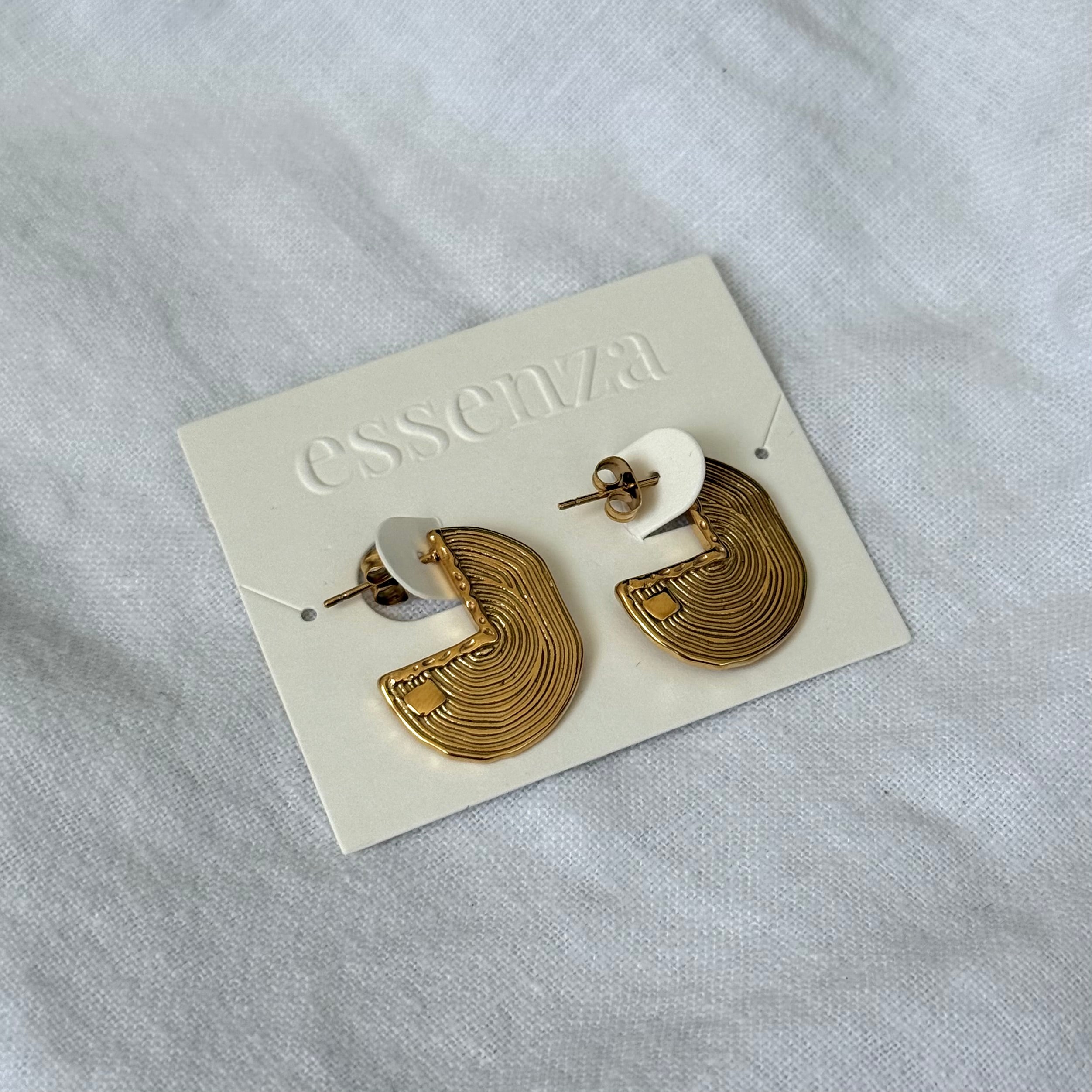 Labyrinth Hoop Earrings