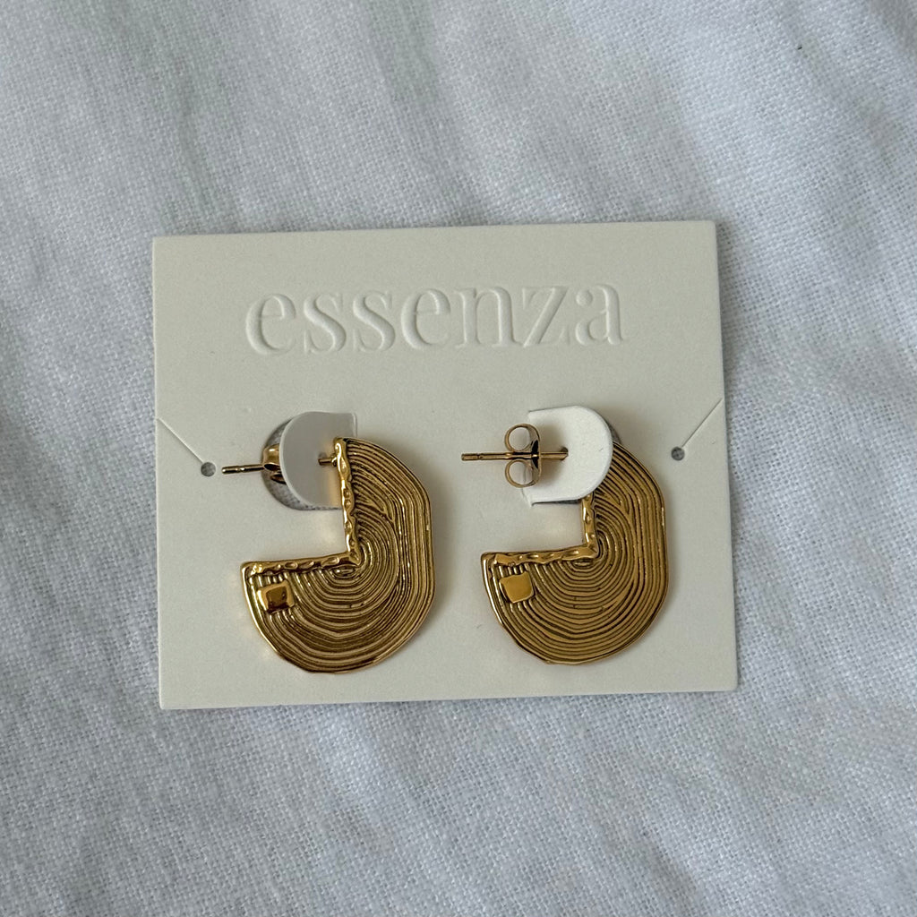 Labyrinth Hoop Earrings