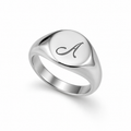 Initial Signet Ring
