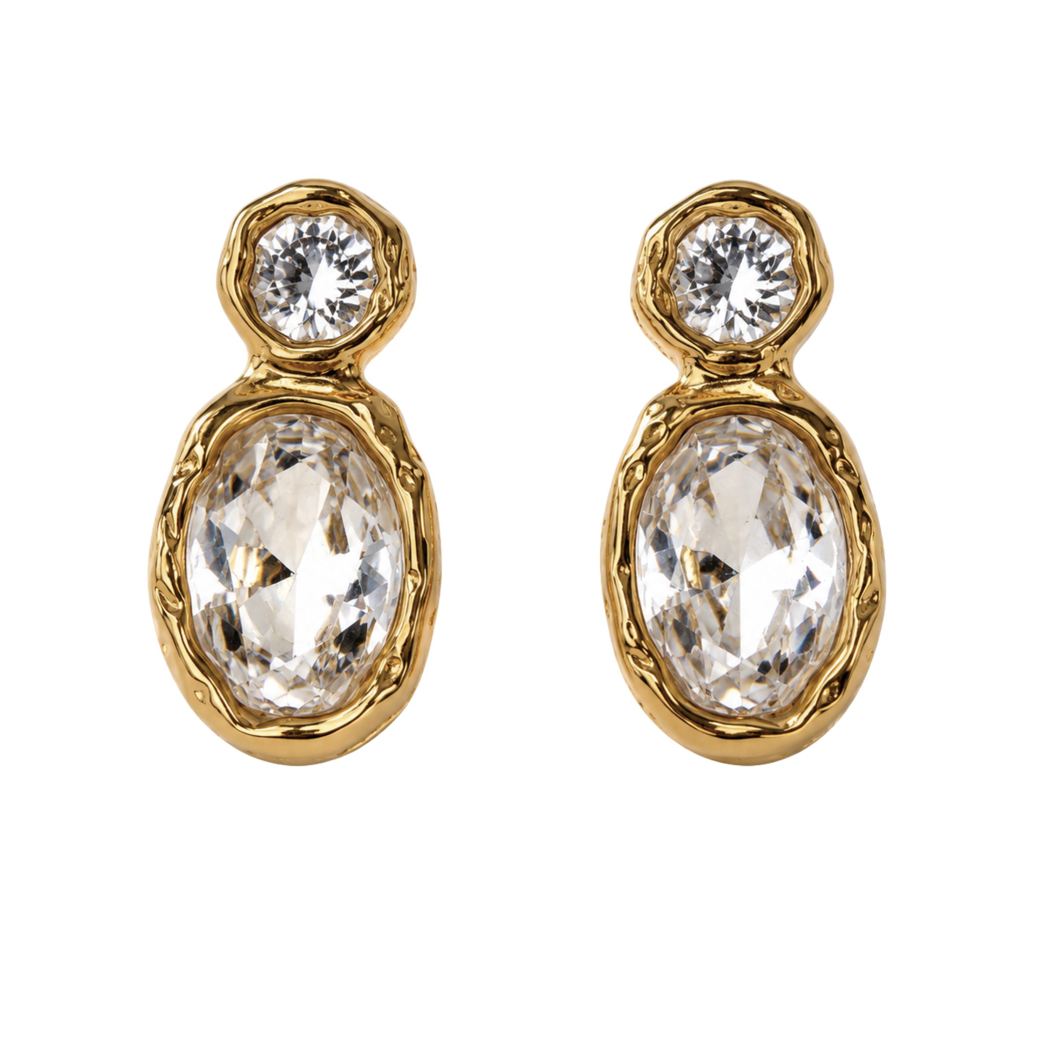 Molten Crystal Earrings
