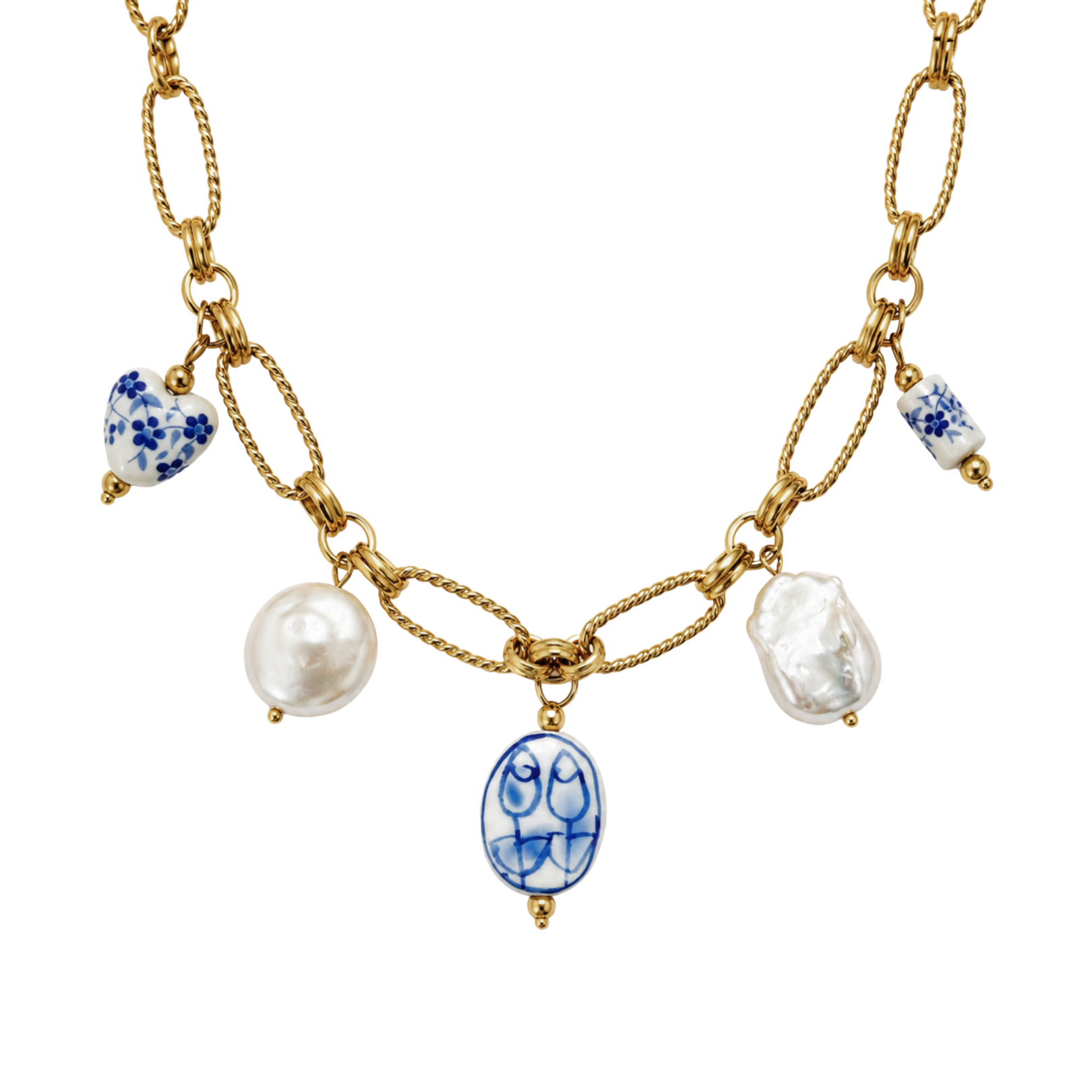 Portuguese Tile Charm Necklace