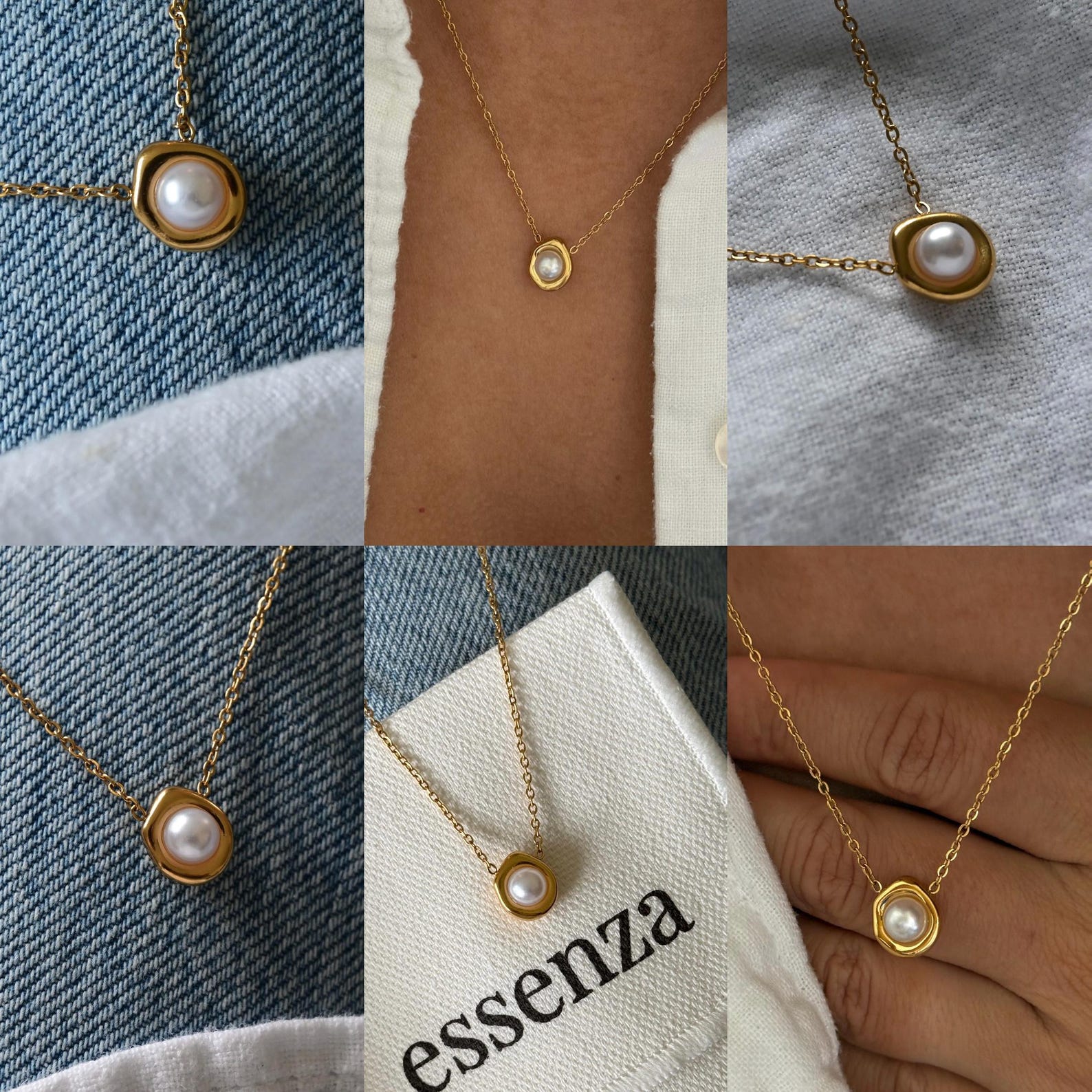 Tiny Pearl Necklace