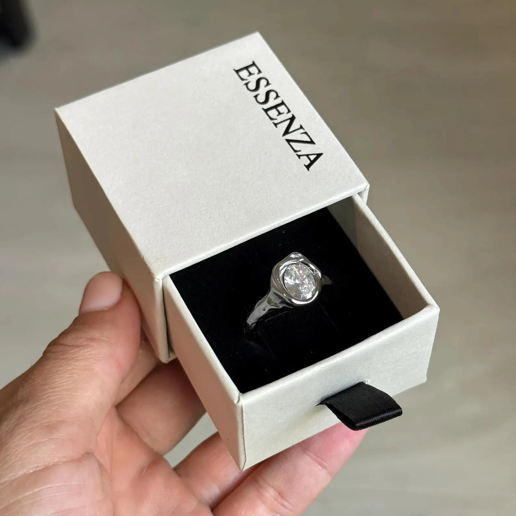 Molten Silver Ring